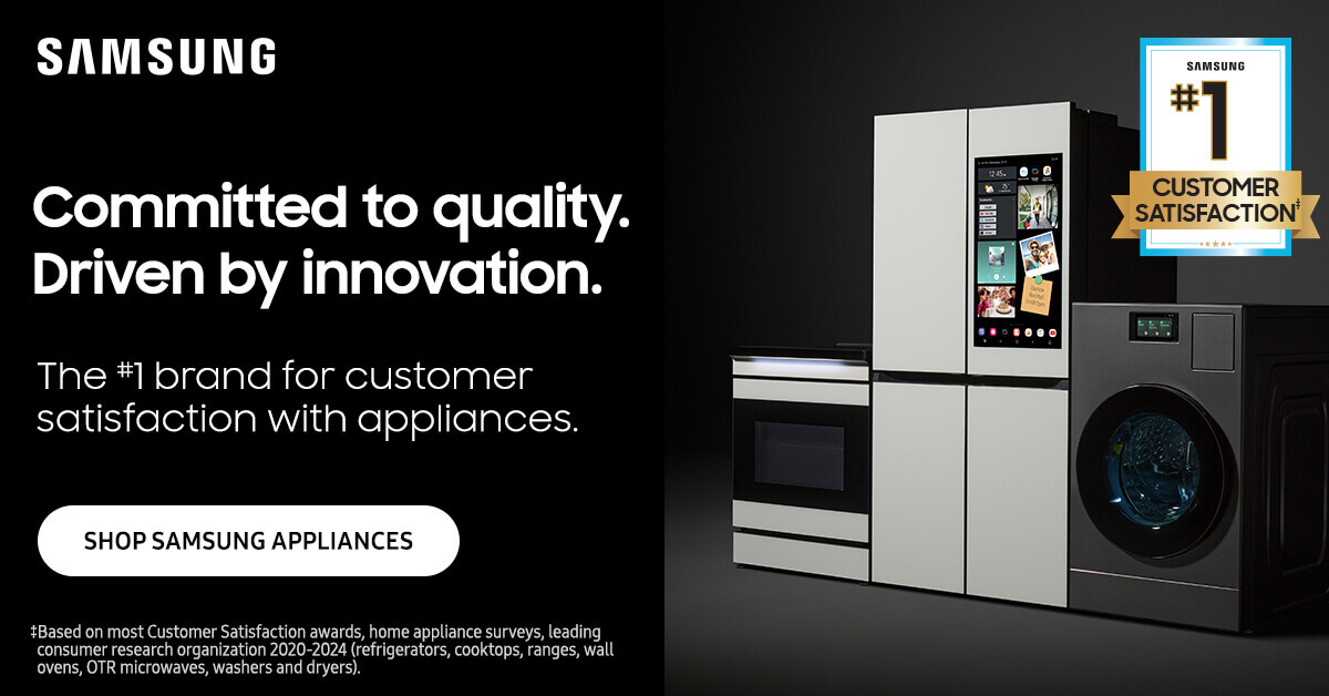 Image of some quality Samsung appliances